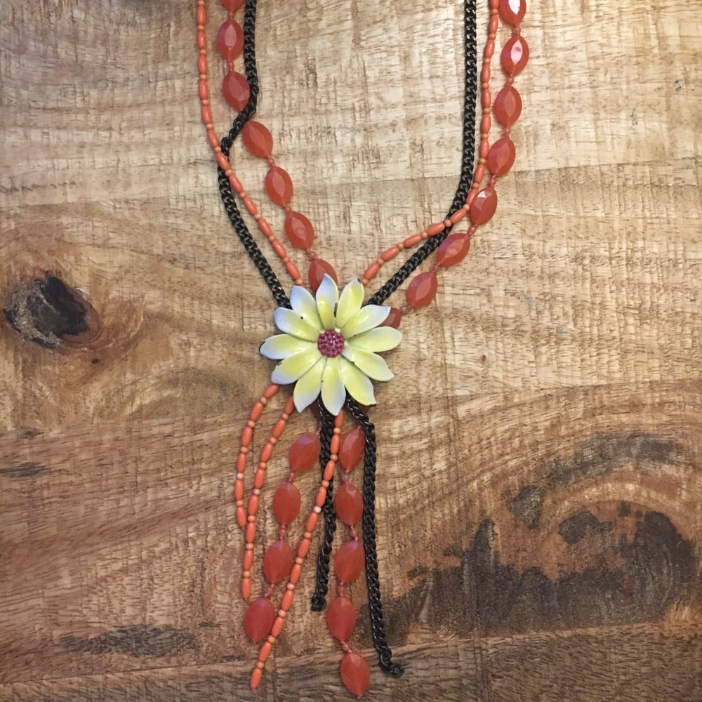 Lucky Brand Orange Necklace